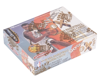1997-98 Fleer Skybox E-X2001 Basketball Sealed Wax Box (24 Packs) - Possible Tim Duncan Rookie Cards!